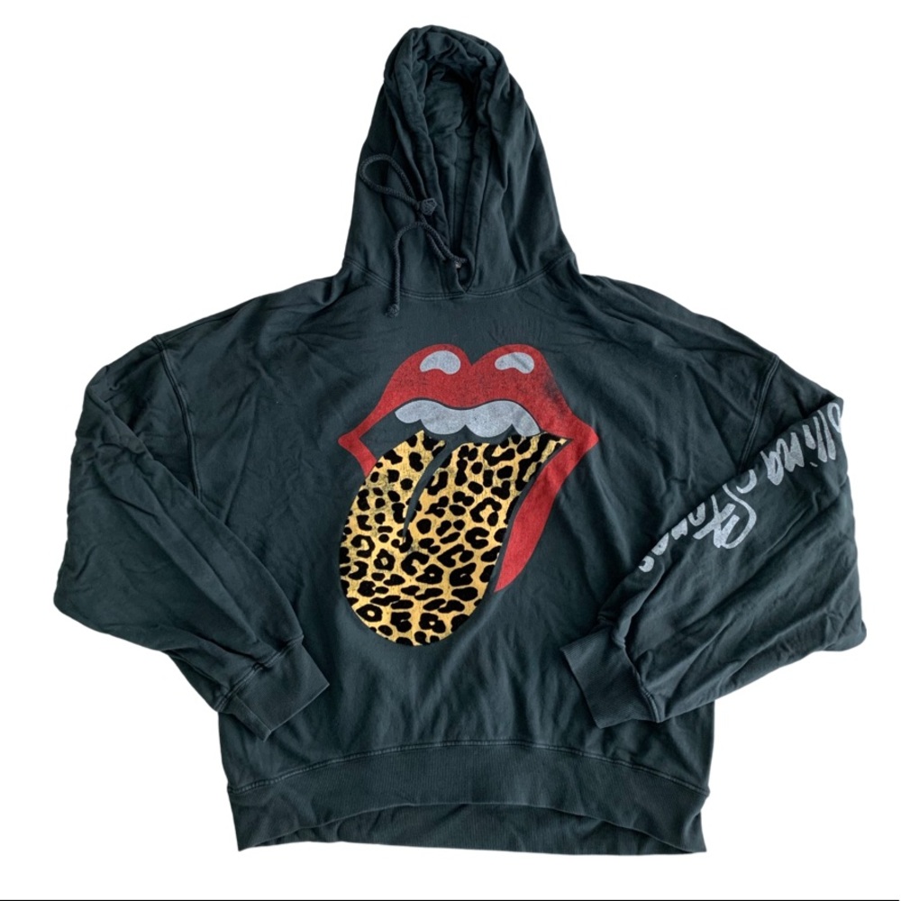 Free People Rolling Stone Hoodie Size L
